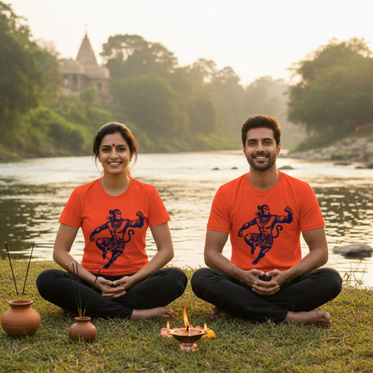 Lord Hanuman is Jumping