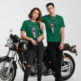 Retro Heavy Rider Motorcycle