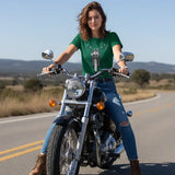 Retro Heavy Rider Motorcycle