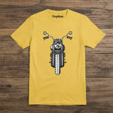 Retro Heavy Rider Motorcycle