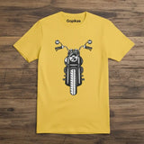 Retro Heavy Rider Motorcycle