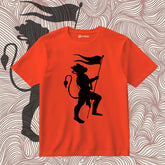 Hanuman Ji with Flag