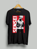 Sensei Printed Black T-Shirt