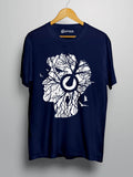 Roots Music Printed Blue T-Shirt