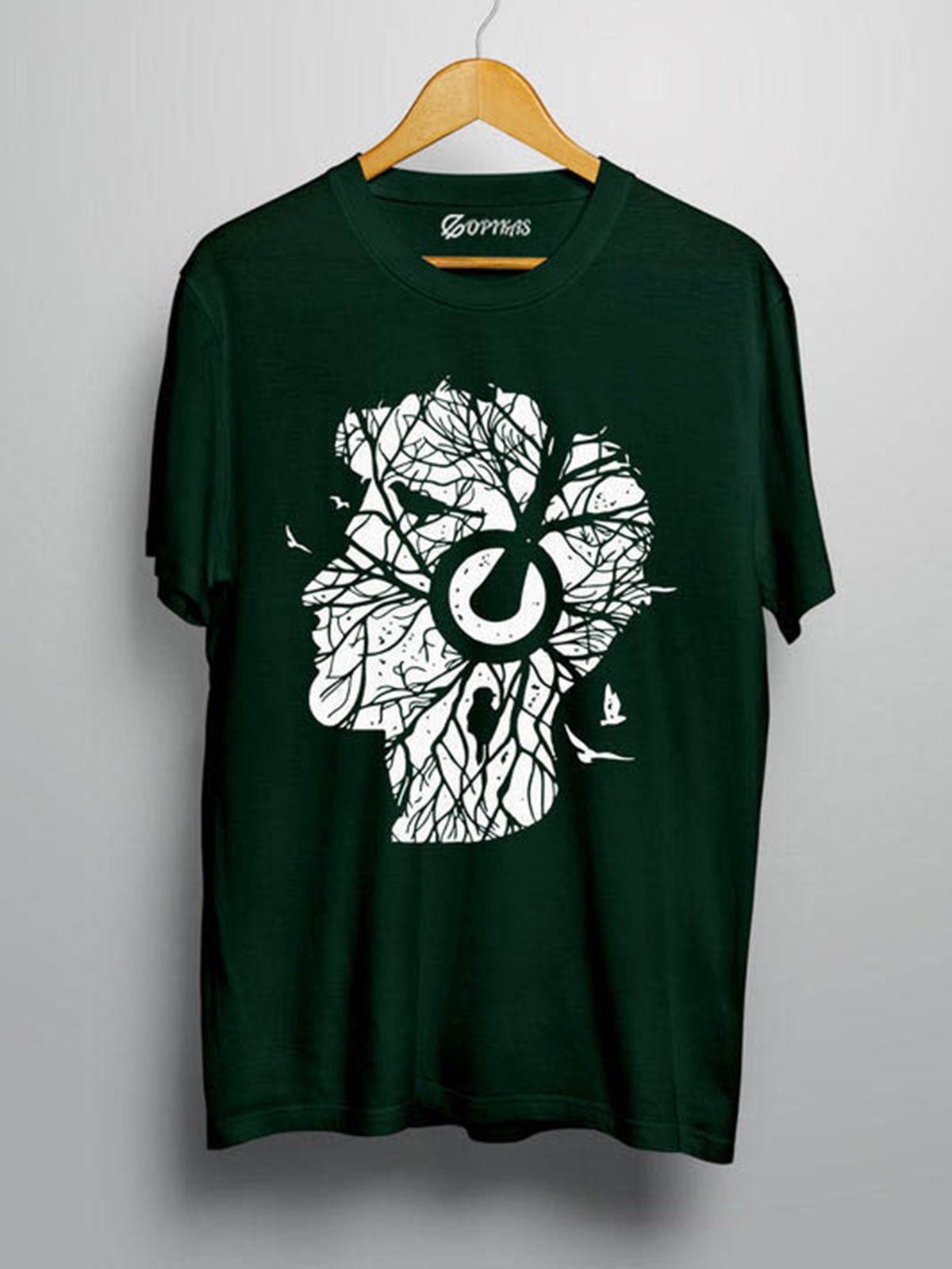 Roots Music Printed Green T-Shirt