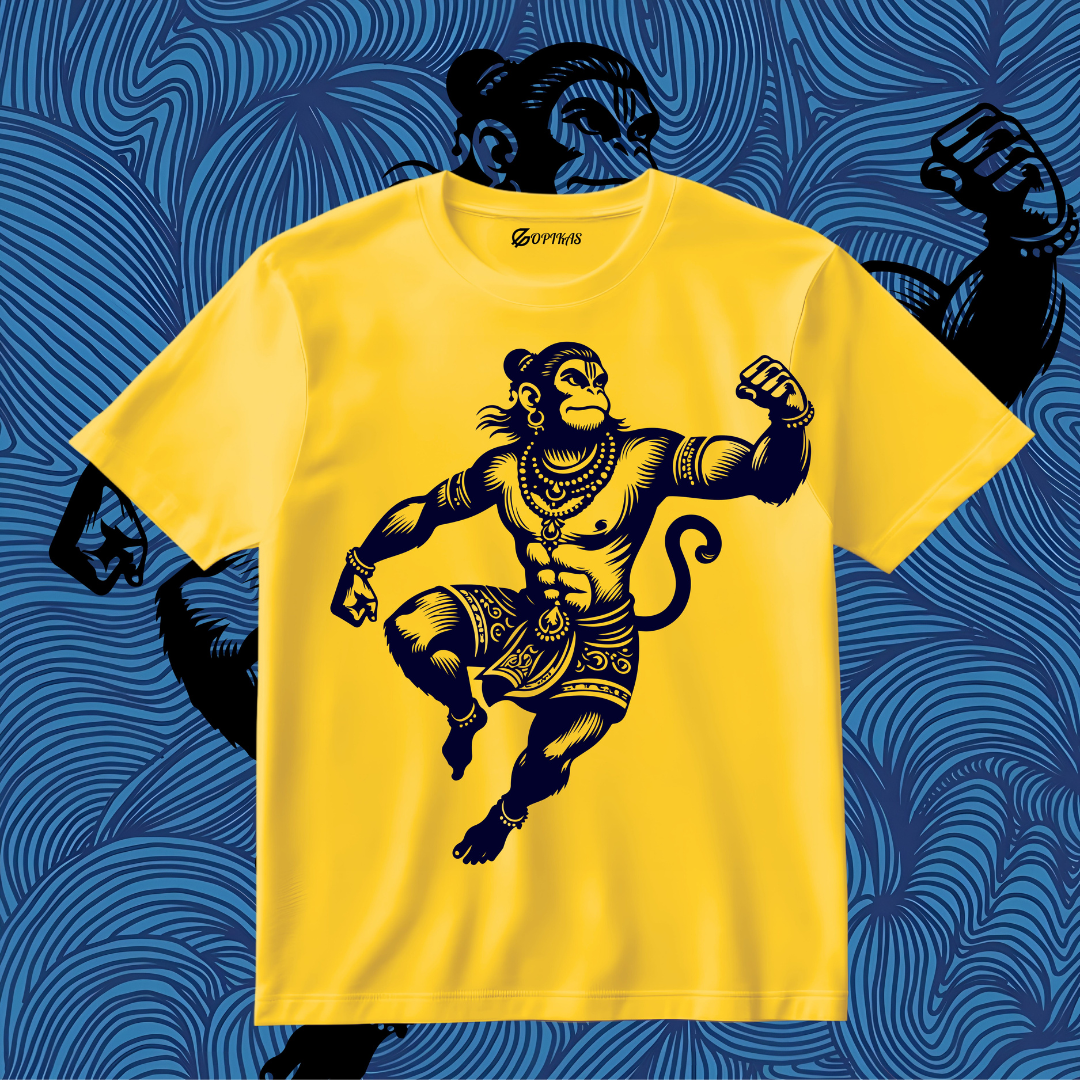 Yellow ॐ Hanuman