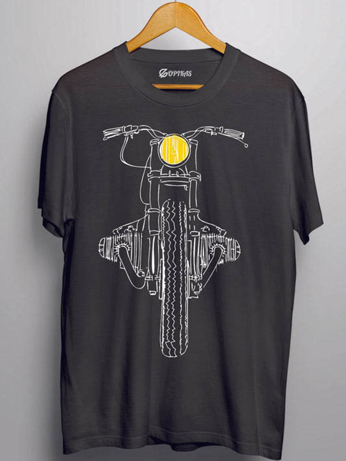 Enfield Bike Grey T-Shirt
