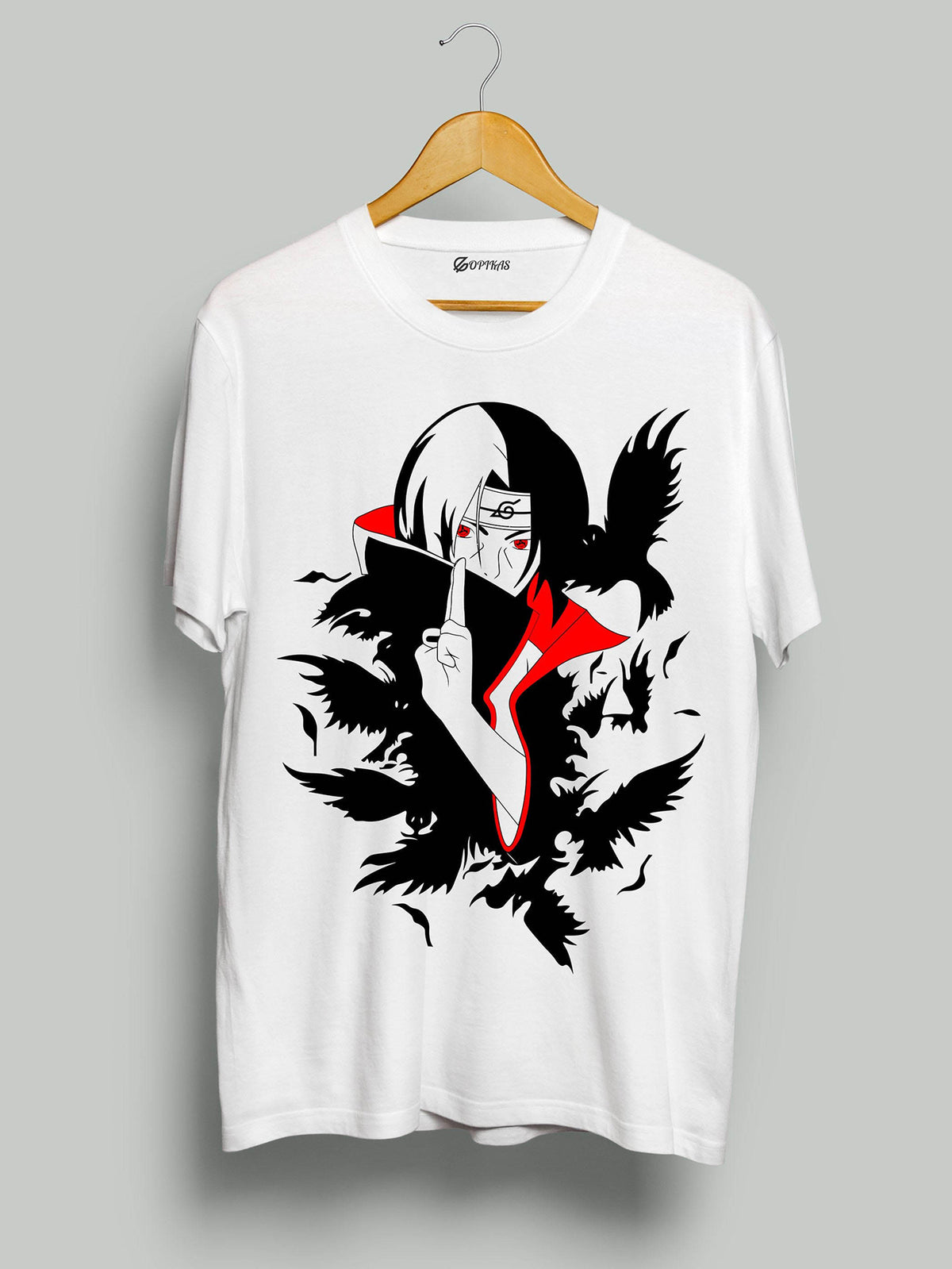 Itachi Uchiha Anime Whtie T-Shirt