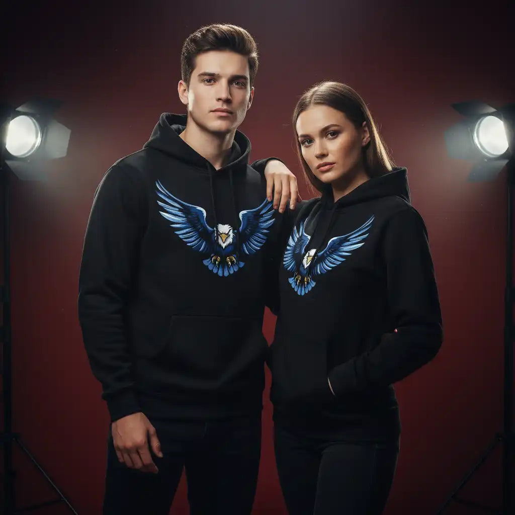 Eagle Hoodie - Black