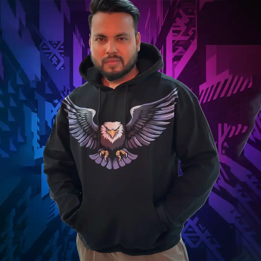 Eagle Hoodie - Black