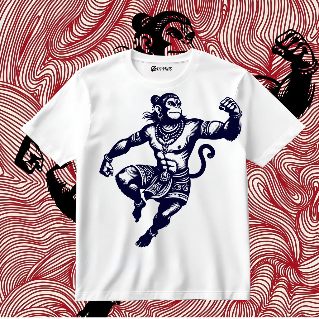 Lord Hanuman is Jumping