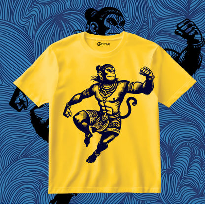 Lord Hanuman is Jumping