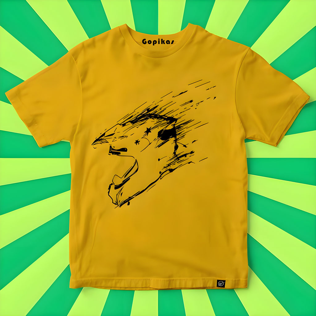 Mustard Helmet Logo Tshirt