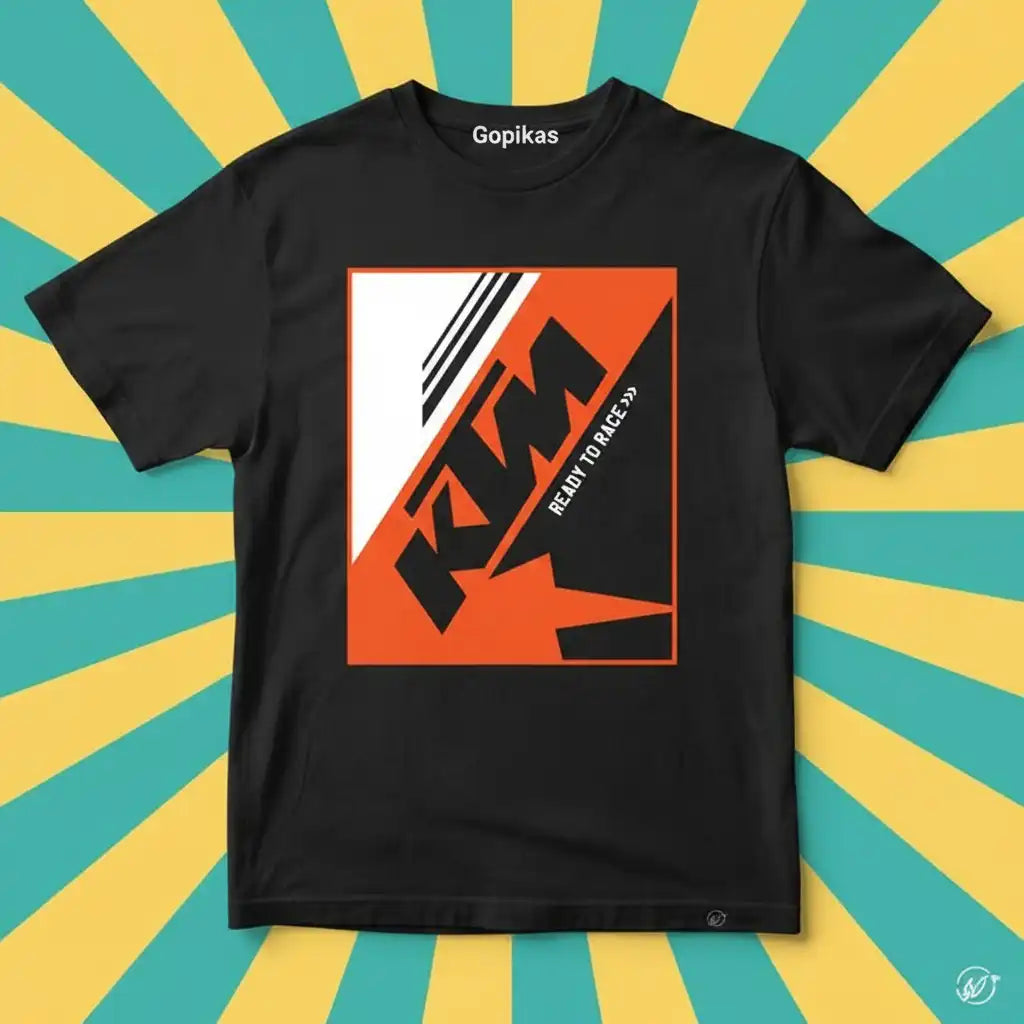 Black KTM Logo Tshirt
