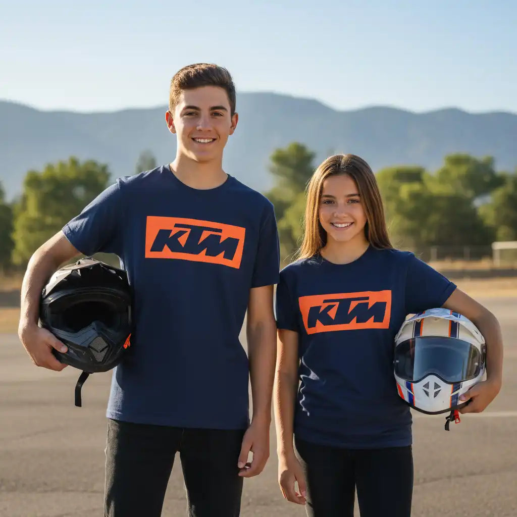 Blue KTM Logo Tshirt