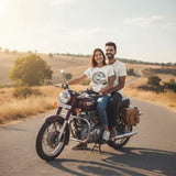 White Royal Enfield Rider T-Shirts
