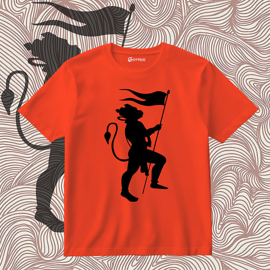 Hanuman Ji with Flag